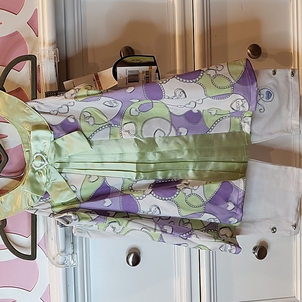 Girls xoxo shirt+pants two peice set
